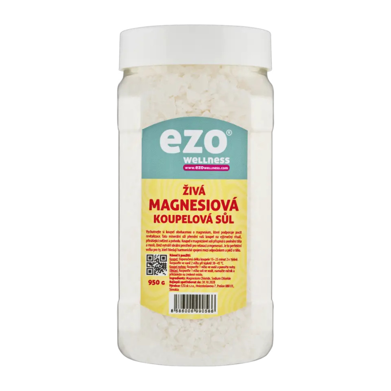 EZO Živá magnesiová koupelová sůl Wellness 950 g
