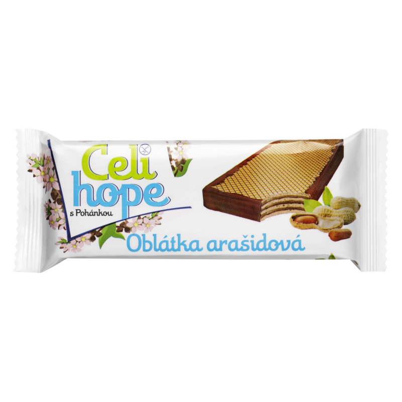 Celihope Oplatka s arašídovou náplní bezlepková