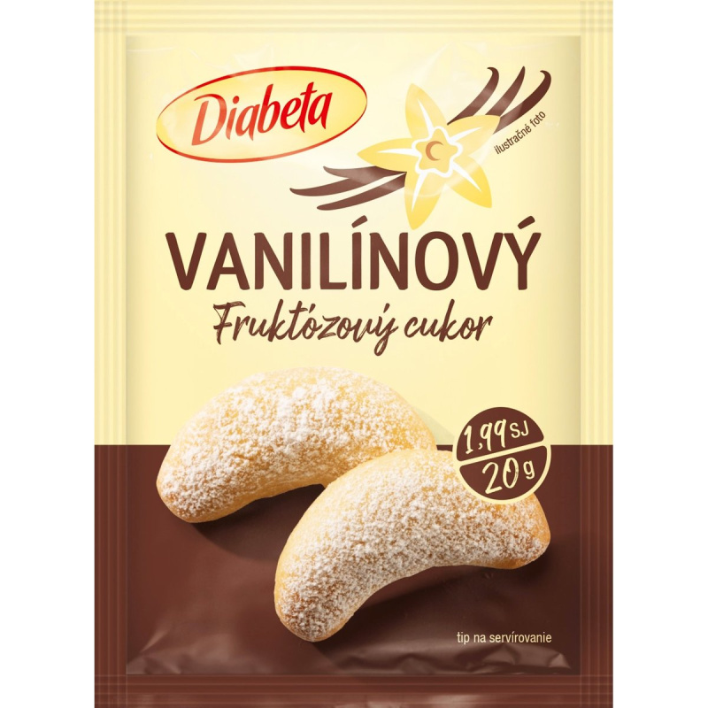 Diabeta Vanilínový fruktózový cukr