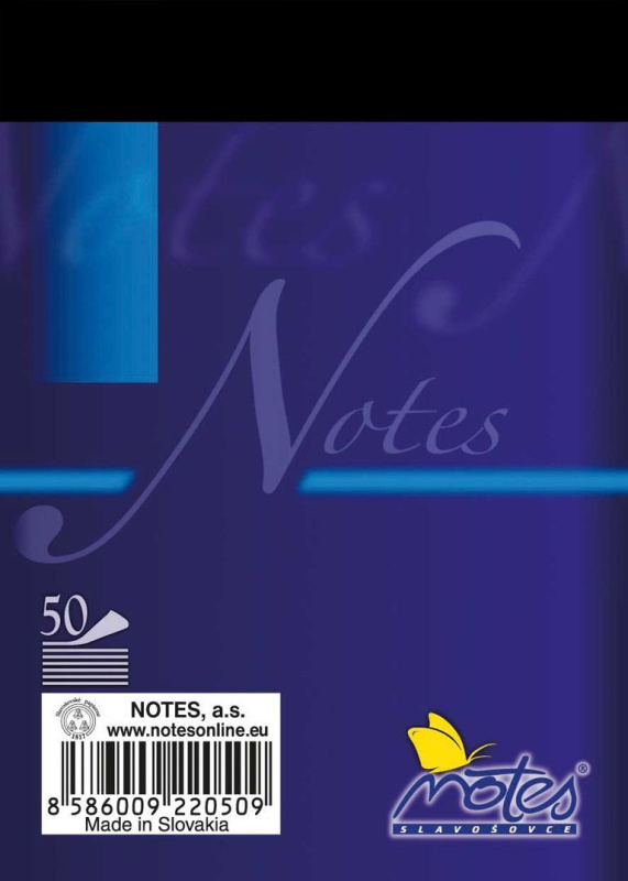 Blok A7 čistý 50l 17050 NOTES Bohemia s.r.o.