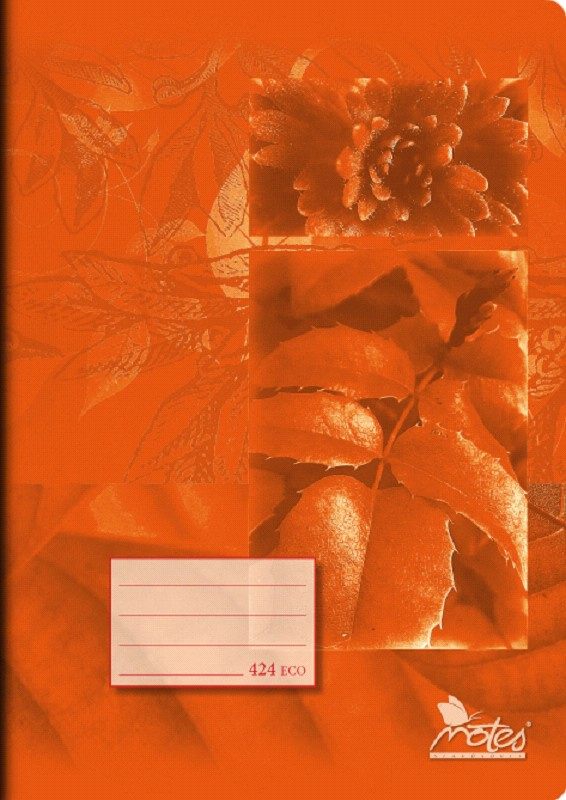 Školní sešit A4 linkovaný 20 listů oranžový