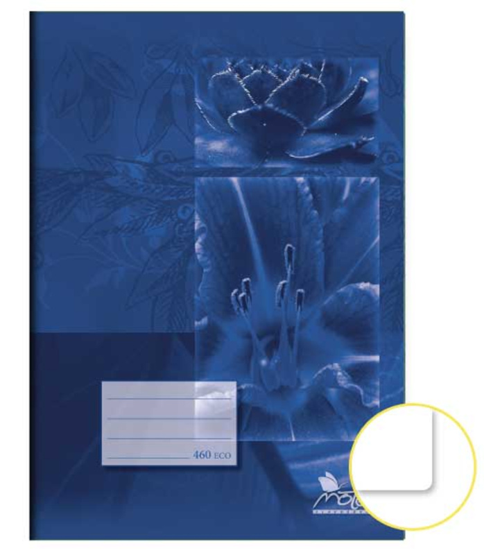 Školní sešit 460 A4 čistý 60ls recyklovaný