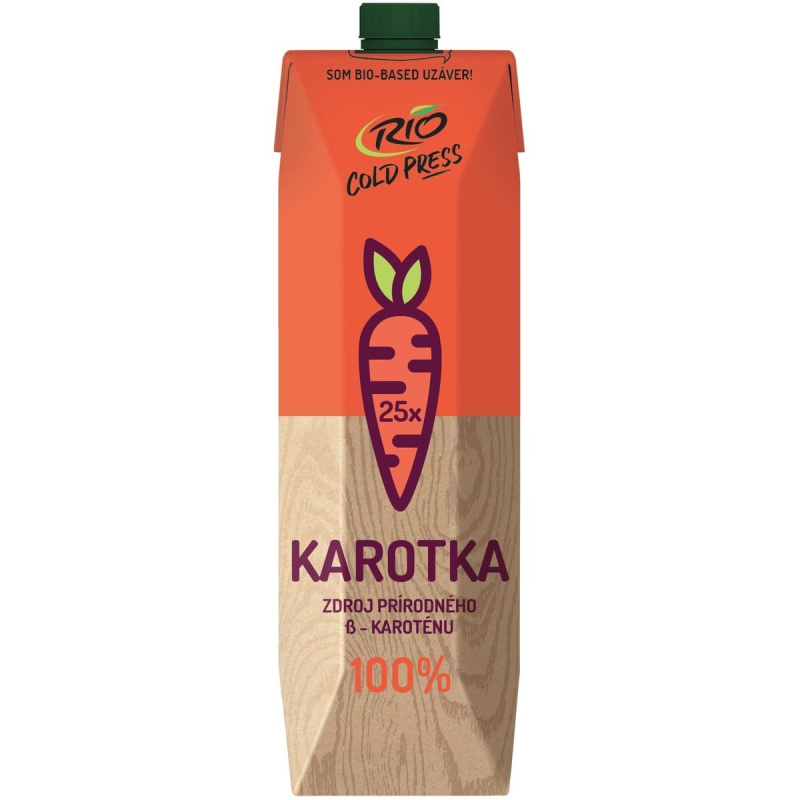 Rio Cold press 100% šťáva karotková