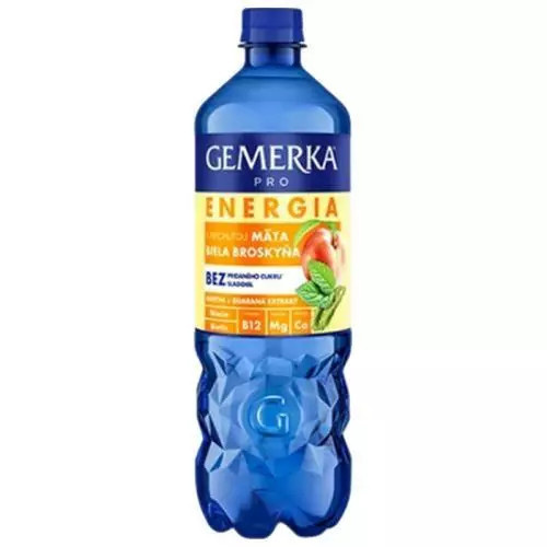 Gemerka Energia bílá broskev máta 0,75L