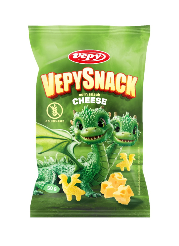 VEPY Snack s příchutí sýru 50 g