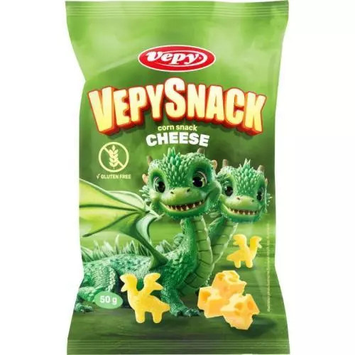 VEPY Snack s příchutí sýru 50 g