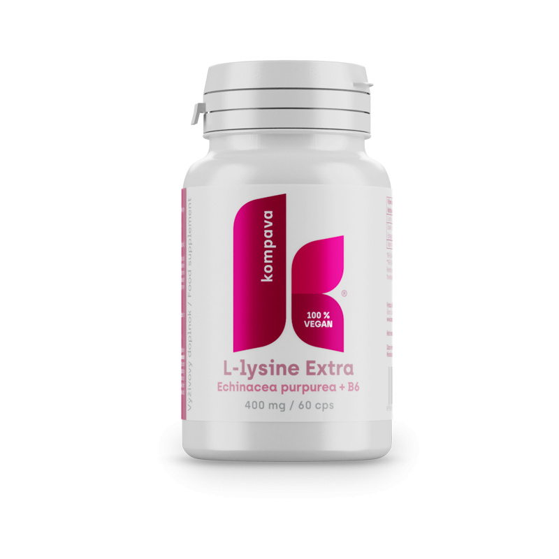 Kompava L-lysin Extra 400 mg/60 kps