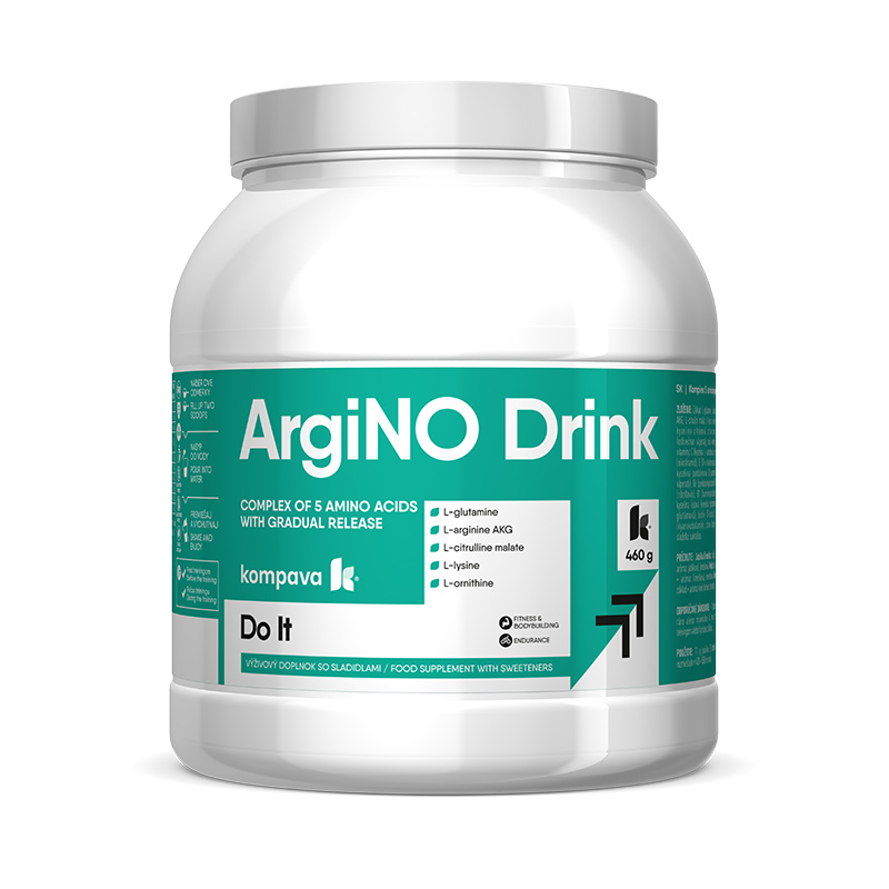 Kompava ArgiNO drink 460 g/42 dávek, jablko-limetka