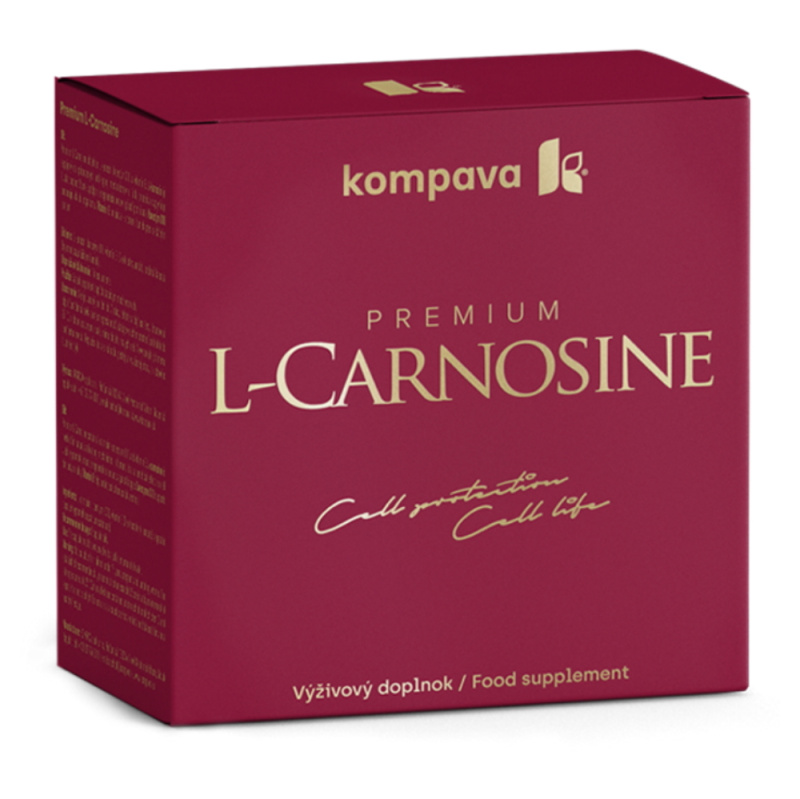 Kompava Premium L-Carnosine 375 mg/60 kps + dárek