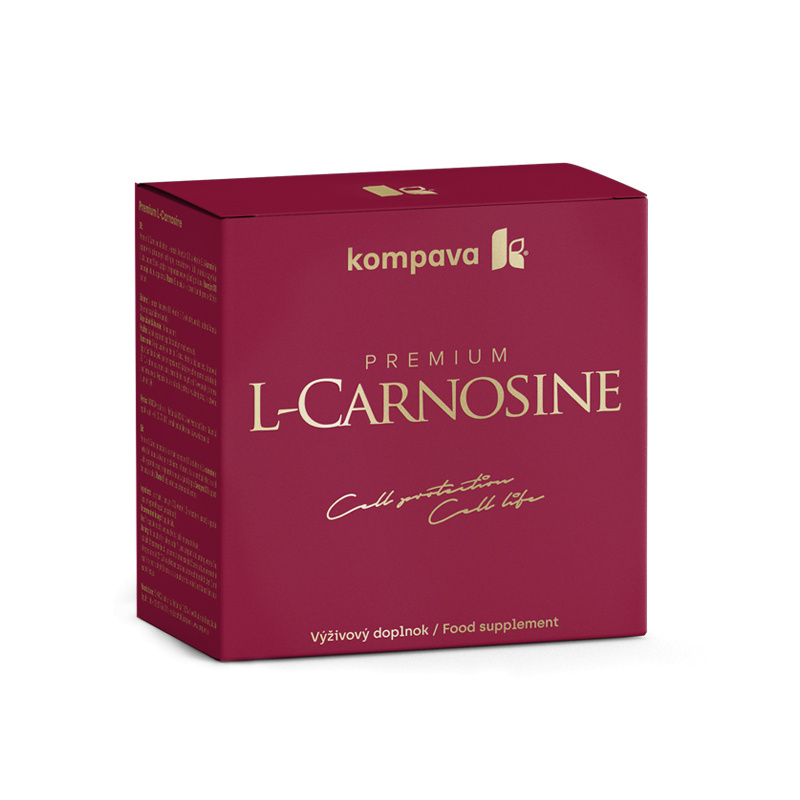 Kompava Premium L-Carnosine 375 mg/60 kps + dárek