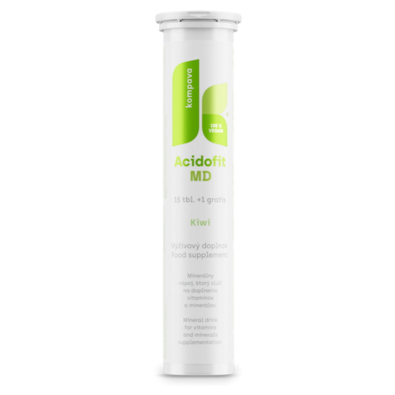 Kompava AcidoFit MD 15 + 1 tablet, kiwi