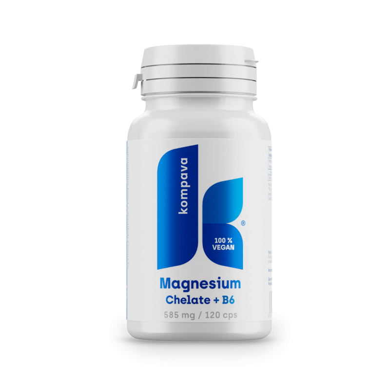 Kompava Magnézium chelát 585 mg/120 kps
