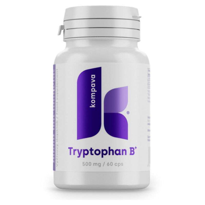 Kompava Tryptofan B+ 500 mg/60 kps