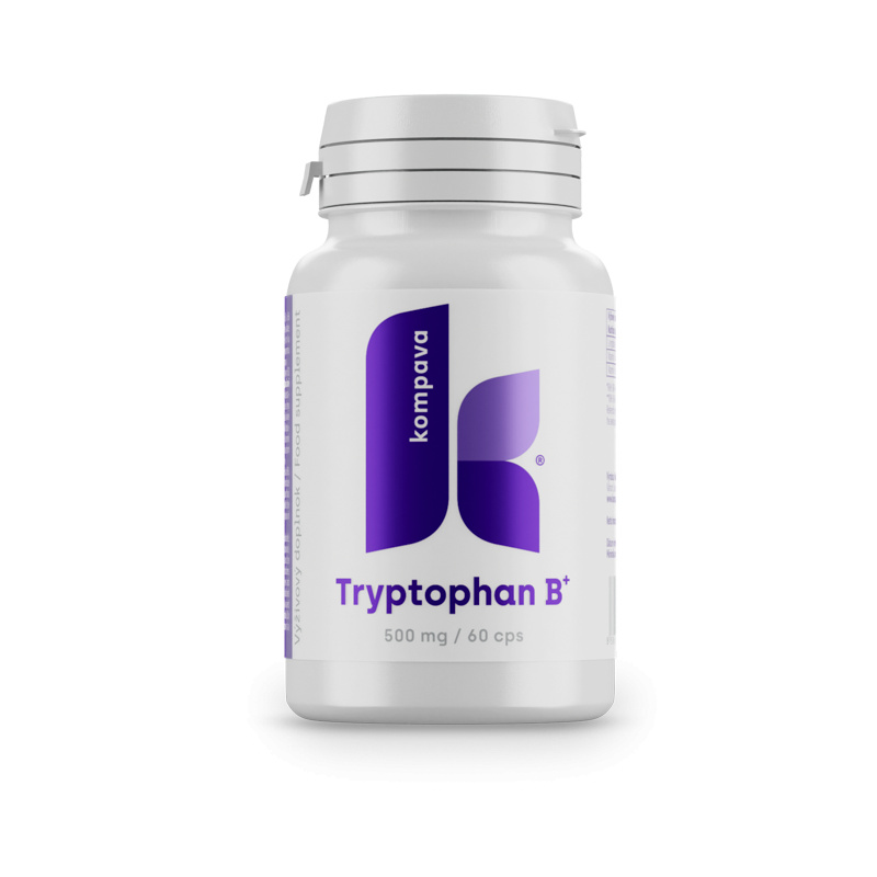 Kompava Tryptofan B+ 500 mg/60 kps