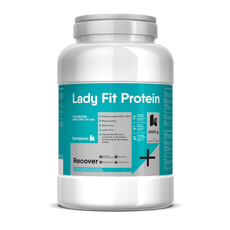 Kompava Lady Fit 2000 g/67 dávek, čokoláda-višeň