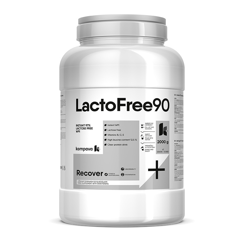 Kompava LactoFree 90 2000 g/66 dávek, čokoláda-banán