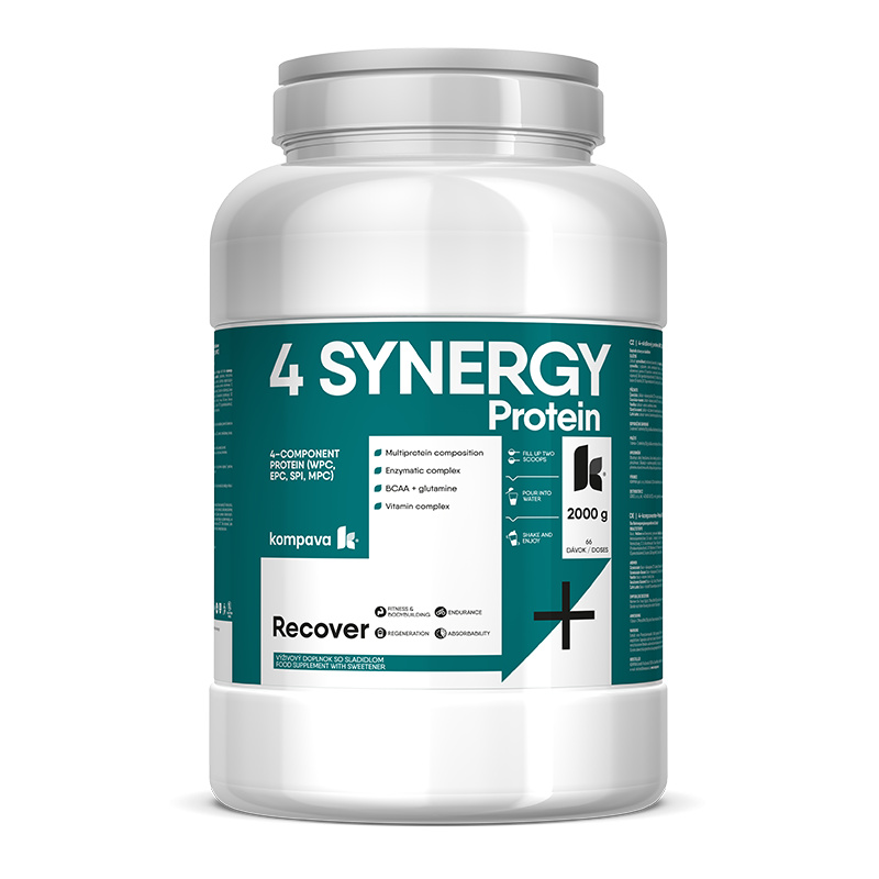 Kompava 4 SYNERGY Protein 2000 g/66 dávek, čokoláda