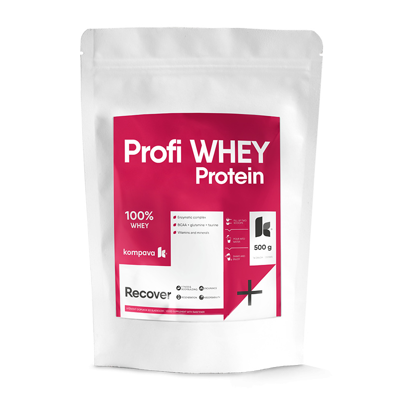 Kompava Profi WHEY Protein g/16 dávek, čokoláda-banán