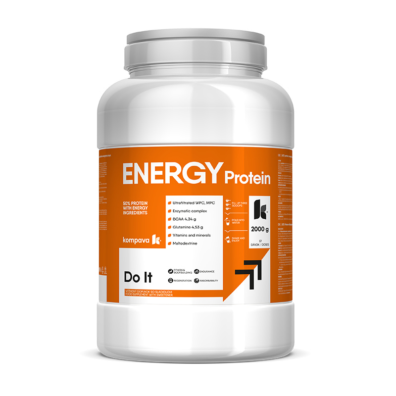 Kompava ENERGY Protein 2000g jahoda