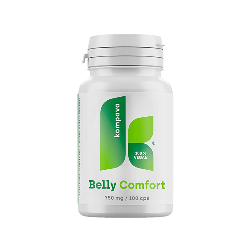 Kompava Belly Comfort 750 mg/100 kps