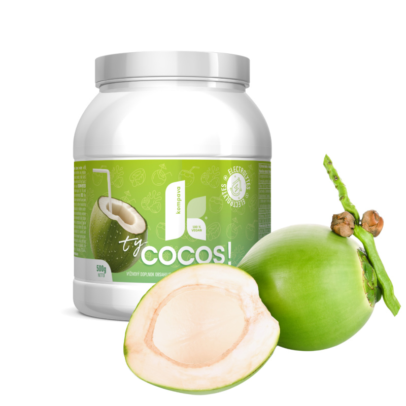 Kompava ty COCOS! 500 g/83 dávek, ananas-limetka
