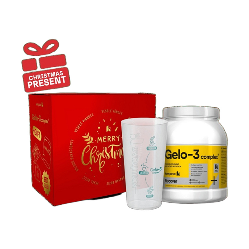 Kompava Gelo-3 Complex 390 g/30 dávek, pomaranč + pohár