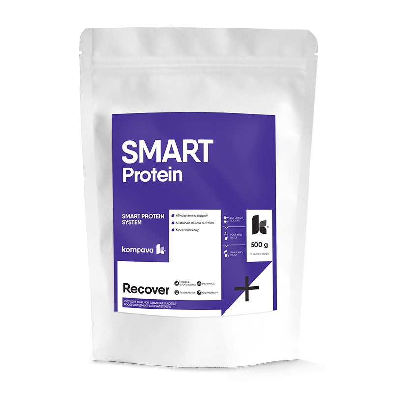 Kompava SMART Protein 500 g/16 dávek, čokoláda-banán