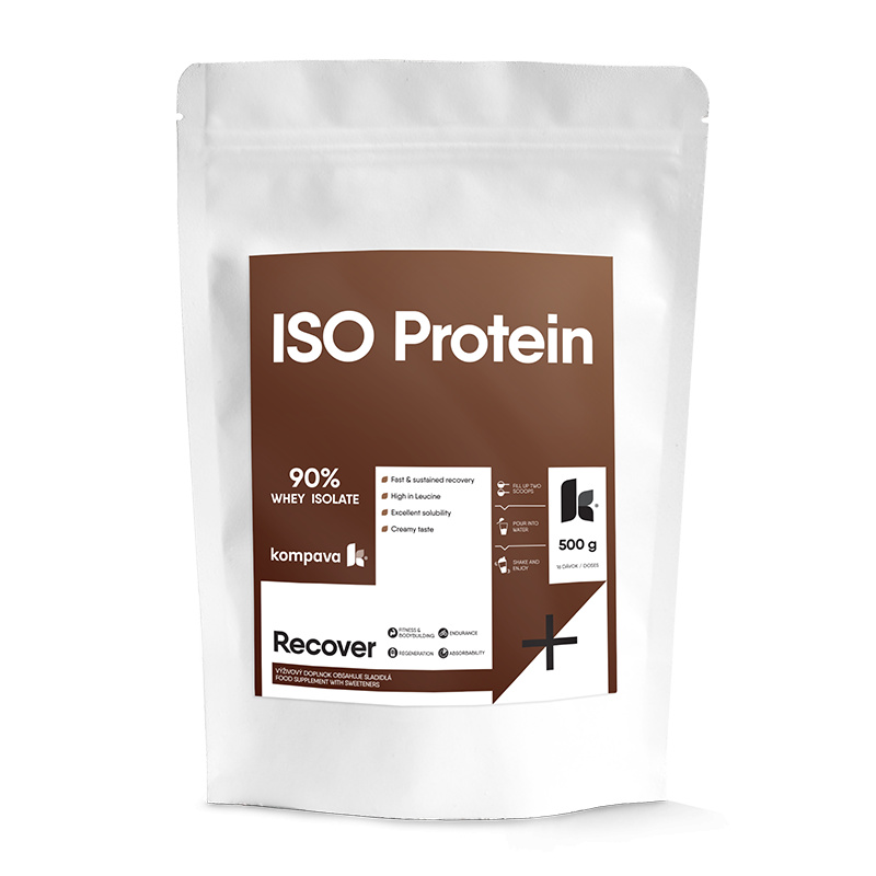 Kompava ISO Protein 500 g/16 dávek, slaný karamel