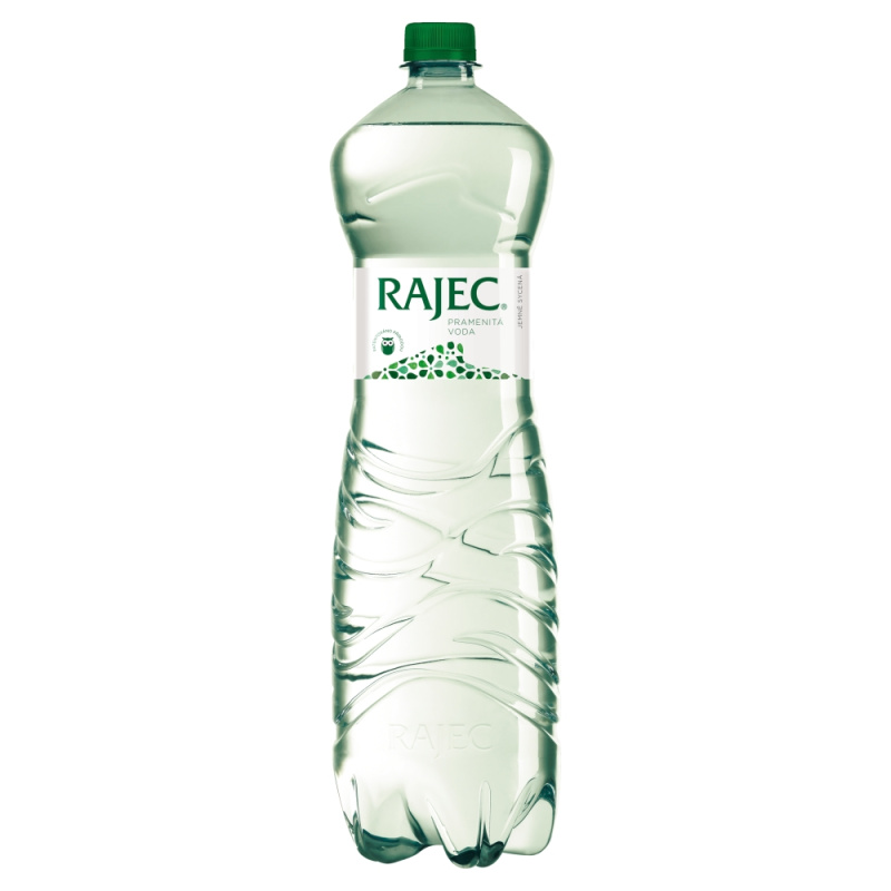 Pramenitá voda Rajec - jemně perlivá, 6 x 1,5 l
