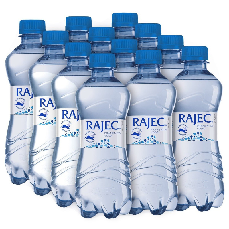 Rajec - voda - neperlivá, 0,33 l, 12 ks