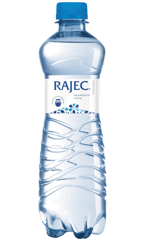 Pramenitá voda Rajec - neperlivá, 12 x 0,5 l, plast