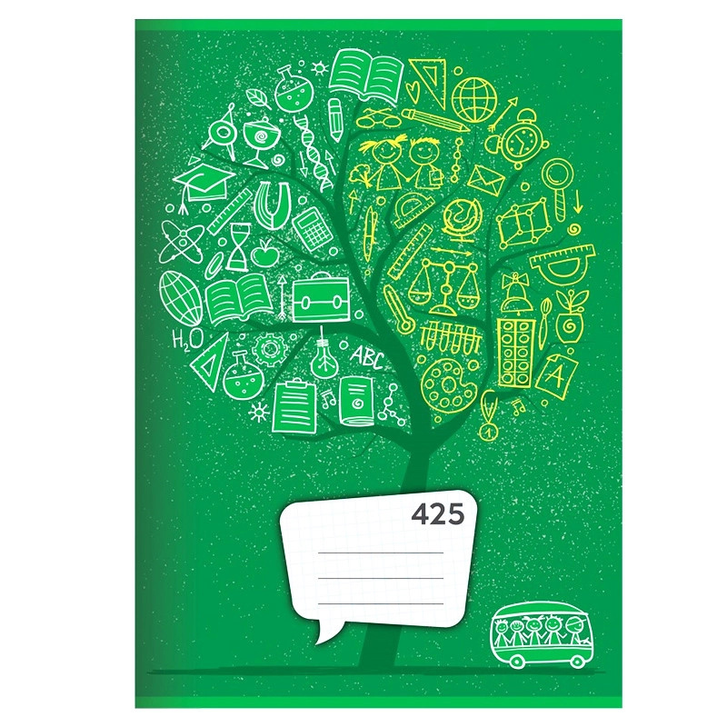 sešit a4 čtverečkovaný 20 listů