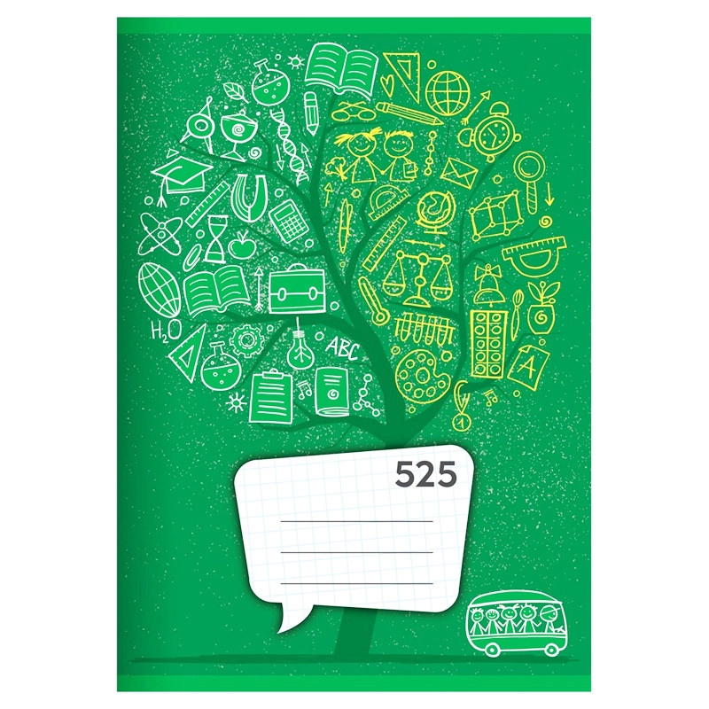 zošit a4, 60 listů – čtverečkovaný