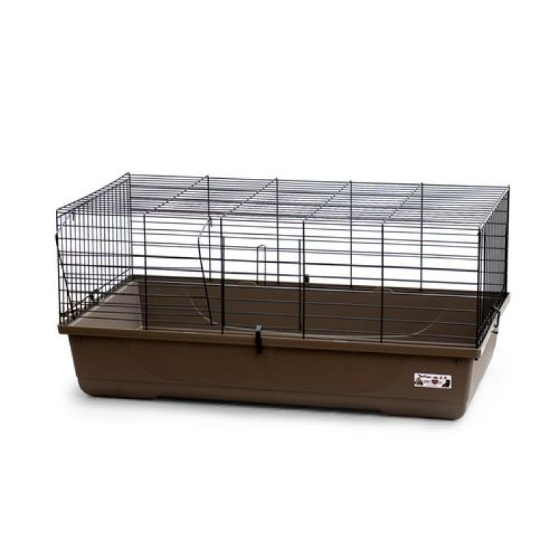 Cobbyspet RABBIT 80 klec pro zajíce tmavě hnědá/ černé mříže 80 x 43 x 37cm se se