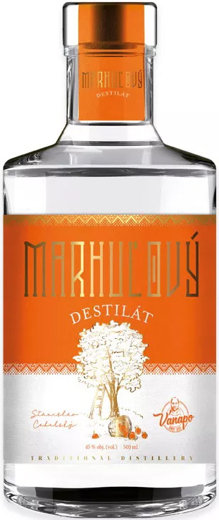 Vanapo Marhuľový Destilát 45% 0,5l