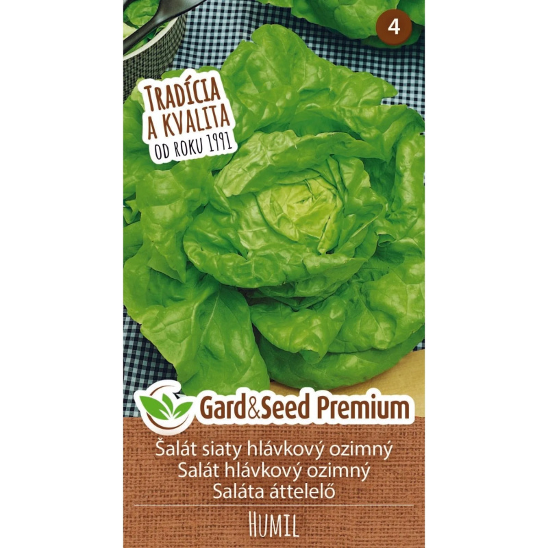 GardenSeed Premium Semínka Salát hlávkový ozimný Humil