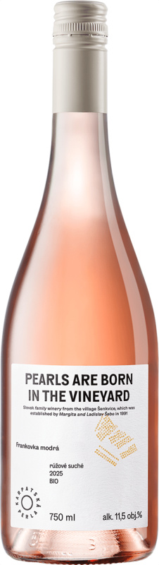 Karpatská Perla Frankovka modrá rosé 11,5% 0,75l