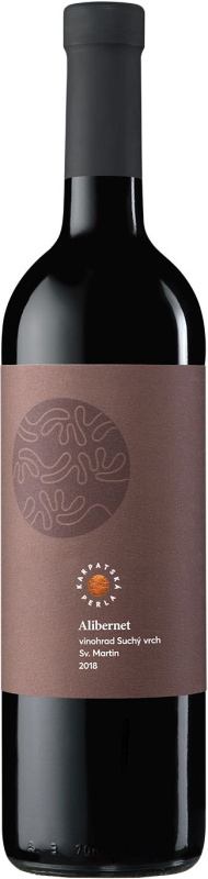Karpatská Perla Alibernet 2018 13,5% 0,75l