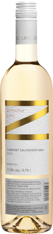 Juraj Zápražný Cabernet Sauvignon Blanc 2023 11,5% 0,75l