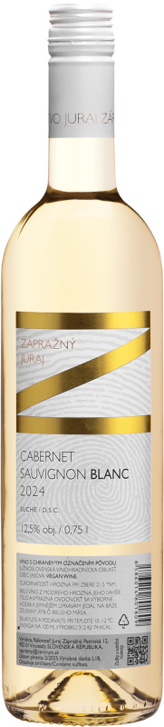 Juraj Zápražný Cabernet Sauvignon Blanc 2024 12,5% 0,75l
