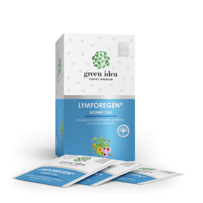GREEN IDEA Lymforegen Bylinný čaj 20 x 1.5 g