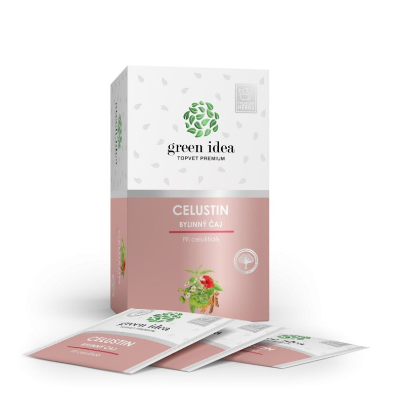GREEN IDEA Celustin Bylinný čaj při celulitídě  20 x 1.5 g
