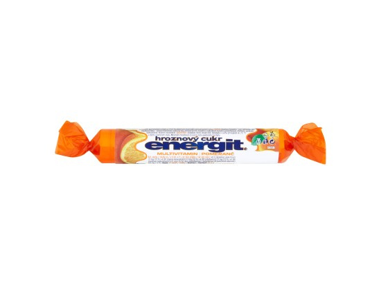 ENERGIT Hroznový cukr multivitamin pomeranč 17 tablet
