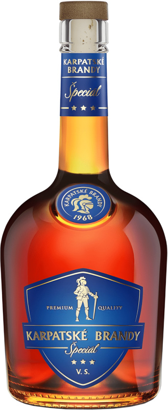 Karpatské Brandy Špecial V.S. 38% 0,7l