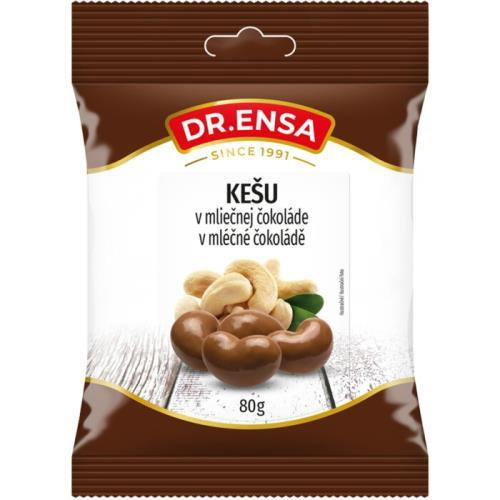 Dr.Ensa kešu 80g v mléčné čokoládě