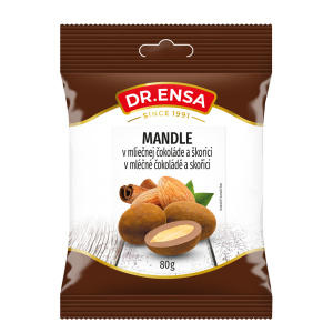 Dr.Ensa Mandle v mléčné čokoládě a skořici