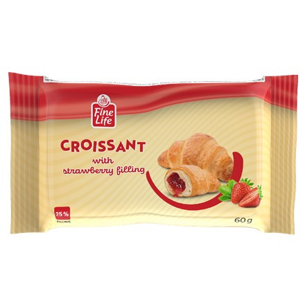 Fine Life Croissant Jahoda 60 g