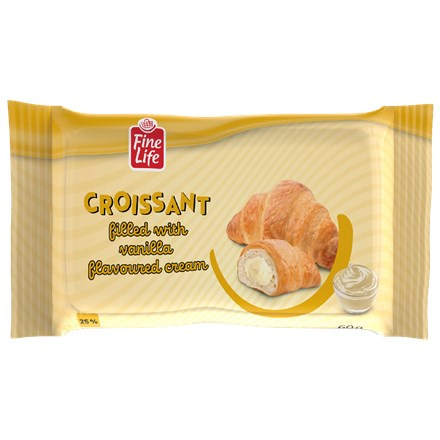 Fine Life Croissant s vanilkovou příchutí 60 g