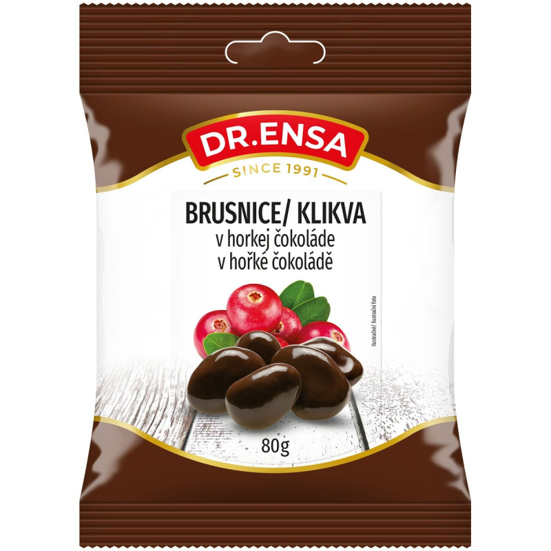 Dr.Ensa Brusinky v hořké čokoládě