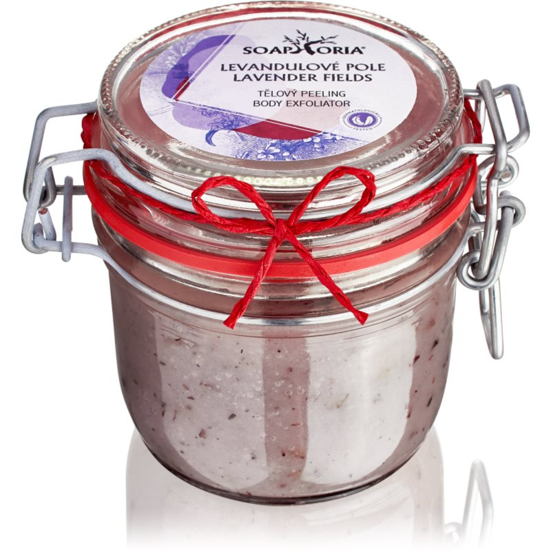 Soaphoria Lavender Fields Body Exfoliator tělový peeling 255 ml